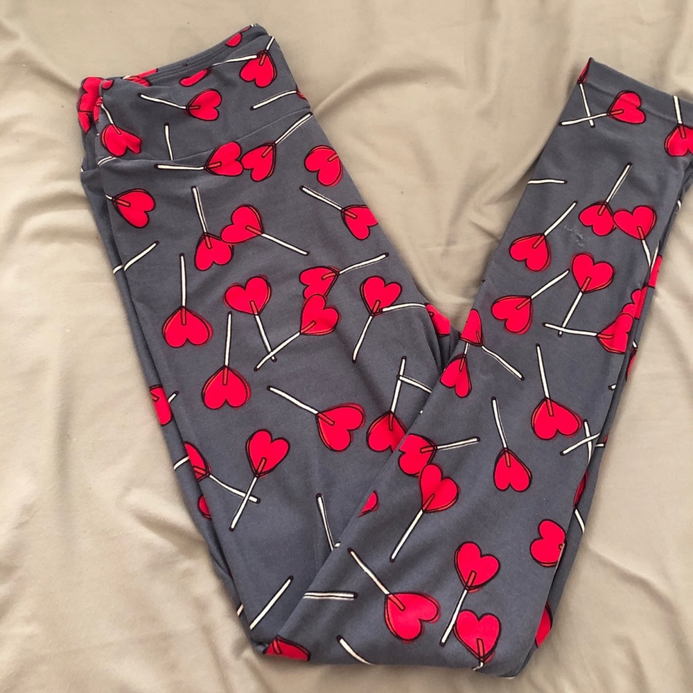 OS Heart Lollipop Leggings